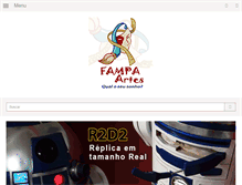 Tablet Screenshot of fampa.com.br